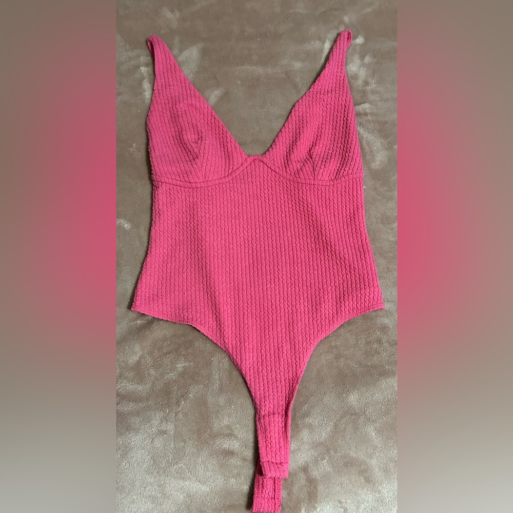 Pink bodysuit